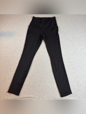 The North Face Womens Medium Black Leggings Athletic Workout Yoga Pants UPF